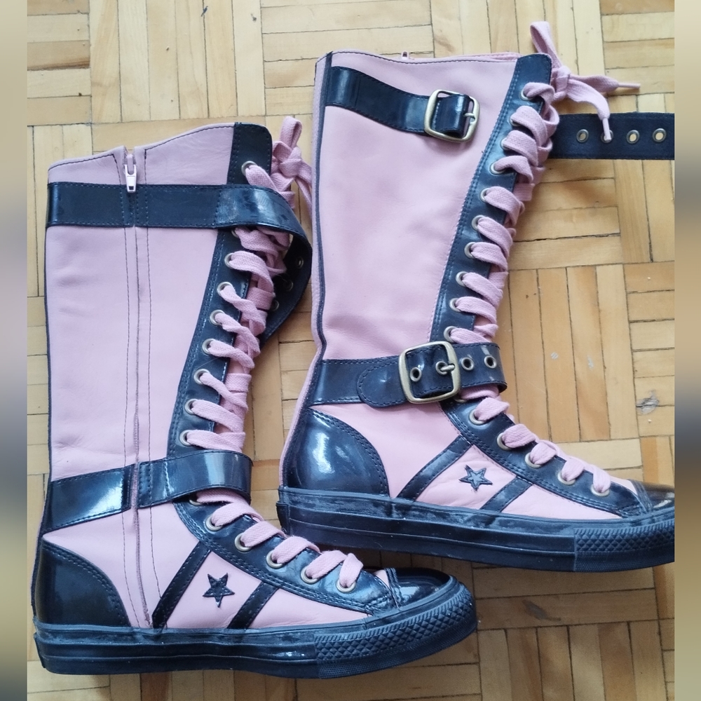 Converse boots leather